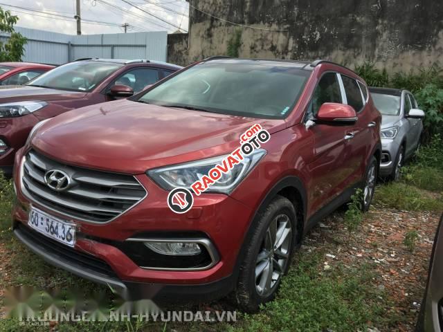 Cần bán Hyundai Santa Fe đời 2017, màu đỏ-2