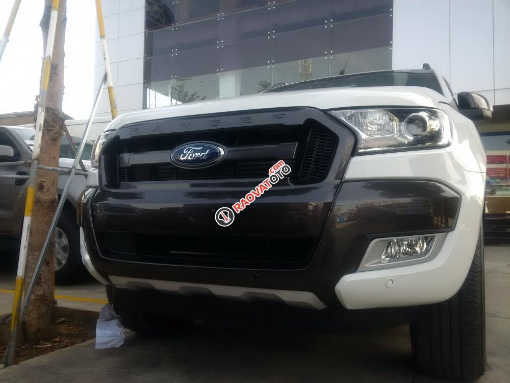 Bán ô tô Ford Ranger Wildtrak 3.2 L 4WD đời 2017, màu trắng, nhập khẩu, giá tốt-0