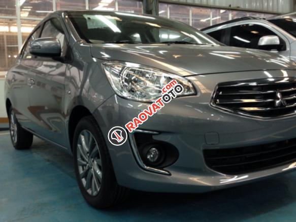 "Khuyến mãi khủng" bán Mitsubishi Attrage, màu xám, nhập khẩu, trả góp 90% xe, LH Lê Nguyệt: 0988.799.330-3