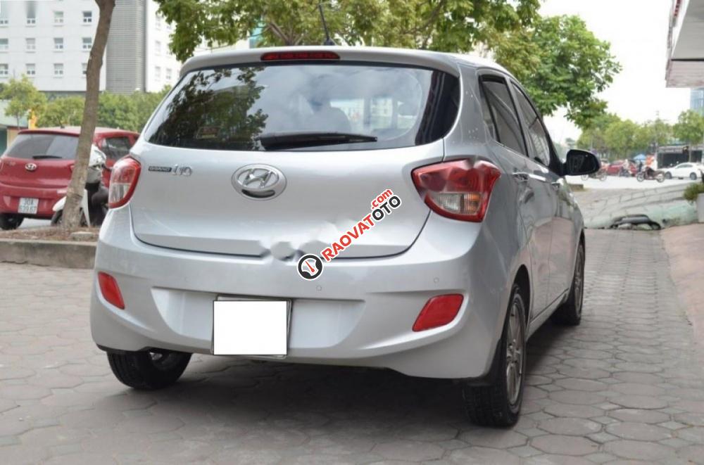 Bán Hyundai Grand i10 Grand 1.0 MT đời 2015, màu bạc, nhập khẩu nguyên chiếc, 325tr-4