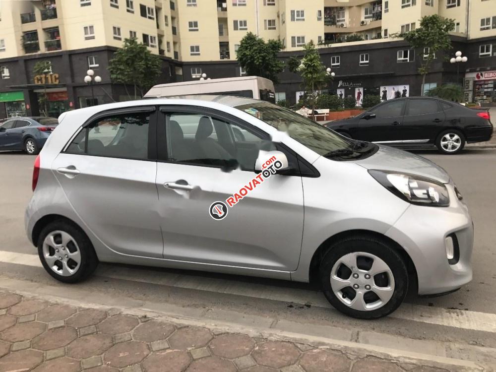 Bán Kia Morning 1.0 MT đời 2017, màu bạc như mới-5