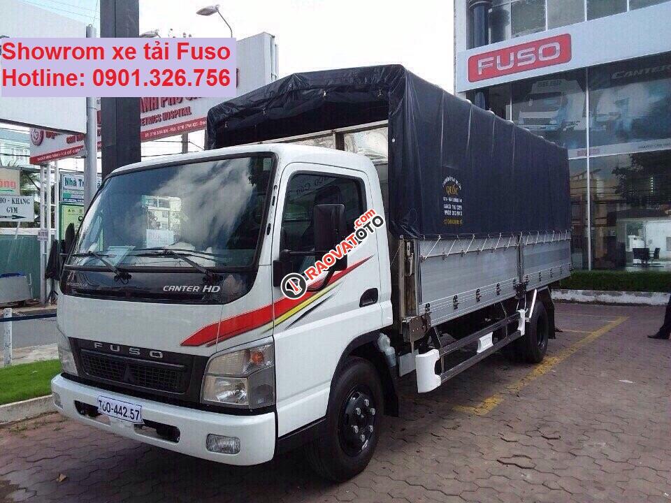 Bán xe tải Thaco Fuso Canter 7.5, tải trọng 3.8 tấn - 4.5 tấn, thùng mui bạt, thùng kín, thùng lửng-1