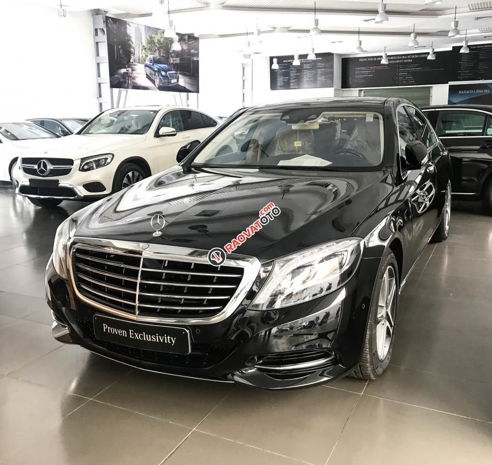 Bán Mercedes S400L SX 2016, màu đen-0