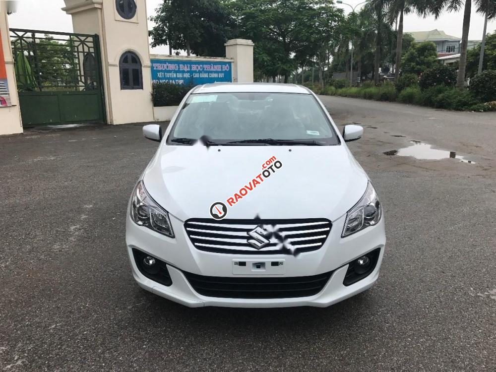 Bán ô tô Suzuki Ciaz 1.4 AT đời 2017, màu trắng, xe nhập, giá tốt-0