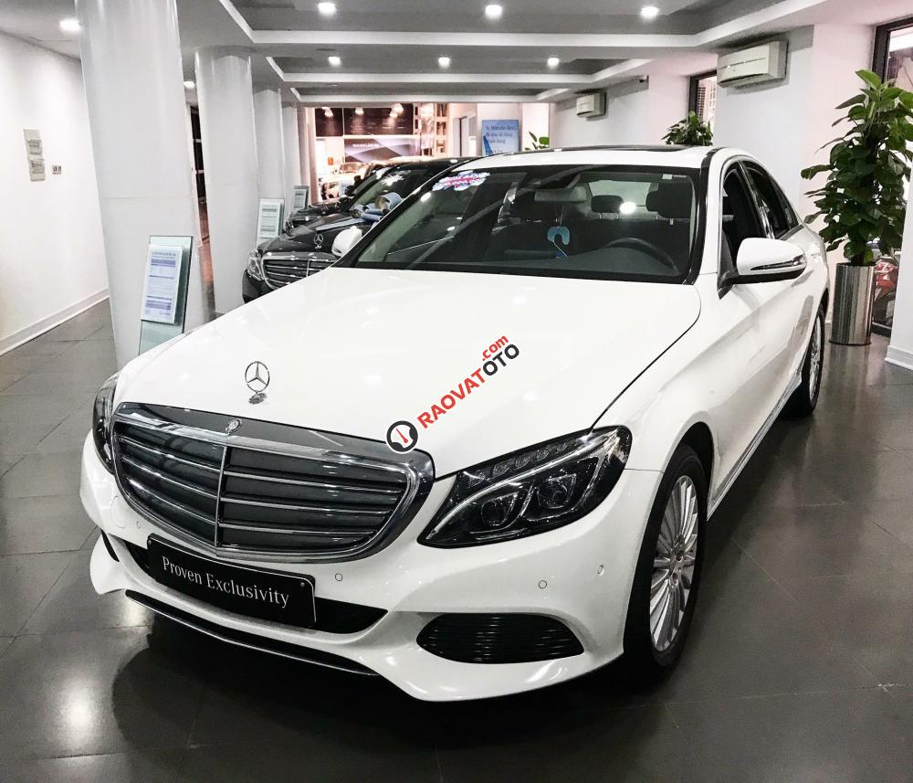 Bán Mercedes C250 2016, màu trắng-0