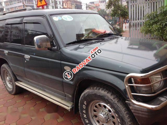 Cần bán lại xe Mitsubishi Pajero 2002, màu xanh-0