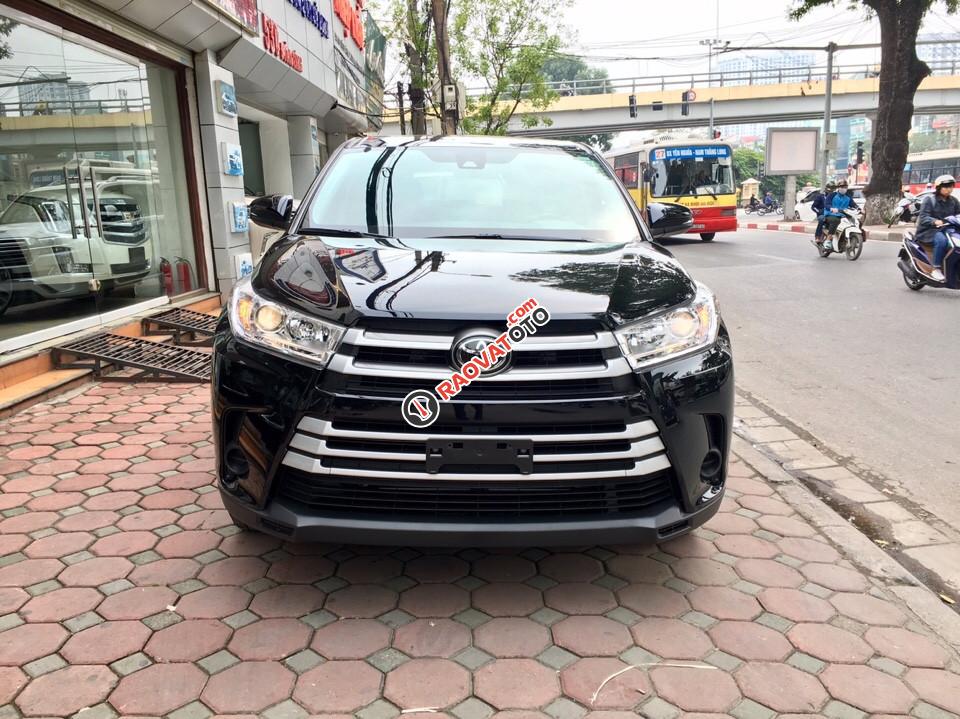 Bán Toyota Highlander LE đời 2018, màu đen, nhập khẩu Mỹ - Giá tốt. LH: 0948.256.912-0