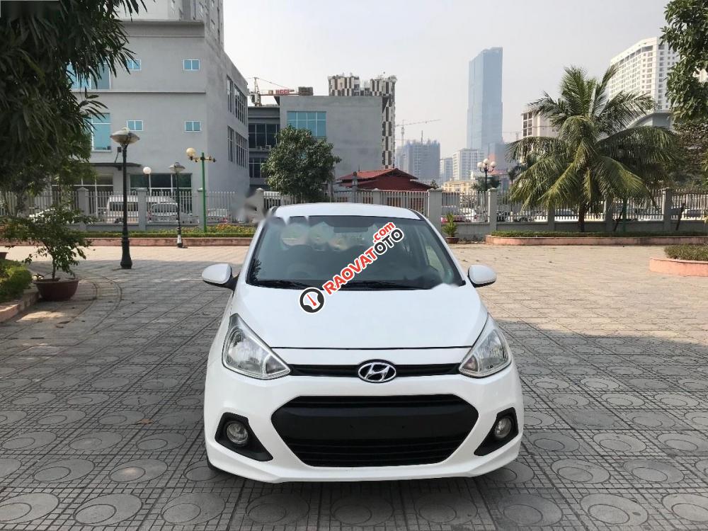 Bán xe Hyundai Grand i10 1.0 đời 2014, màu trắng, nhập khẩu -7