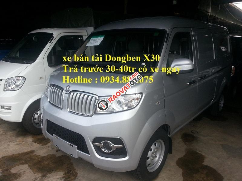 Bán xe tải van Dongben X30 2 chỗ (950kg) - 5 chỗ (695kg) đi vào thành phố giờ cấm-0