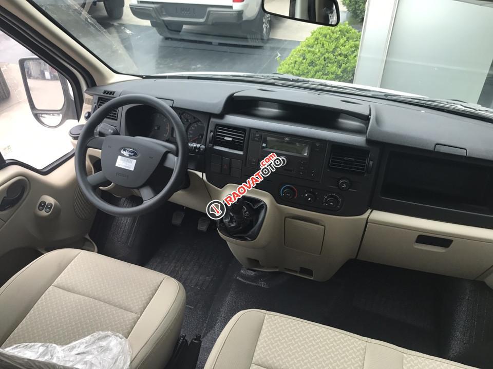 Bán Ford Transit Mid đời 2018, màu bạc-3