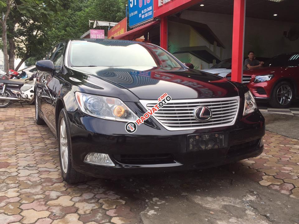 Cần bán gấp Lexus LS 460L đời 2008, màu đen, nhập khẩu-0