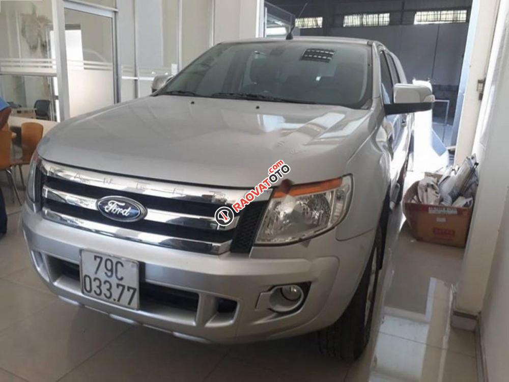 Bán Ford Ranger XLT đời 2013, màu bạc, nhập khẩu-1