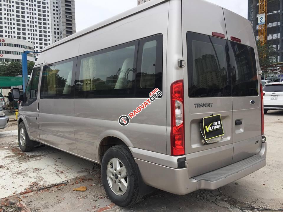 Bán Ford Transit Luxury đời 2014, màu bạc, giá tốt-3