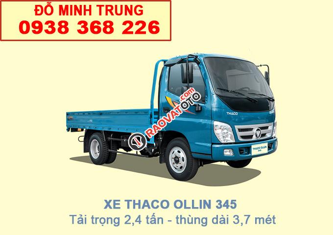 Bán xe tải Thaco Ollin 345 - Ollin 360 tải trọng 2t4 vào thành phố-1