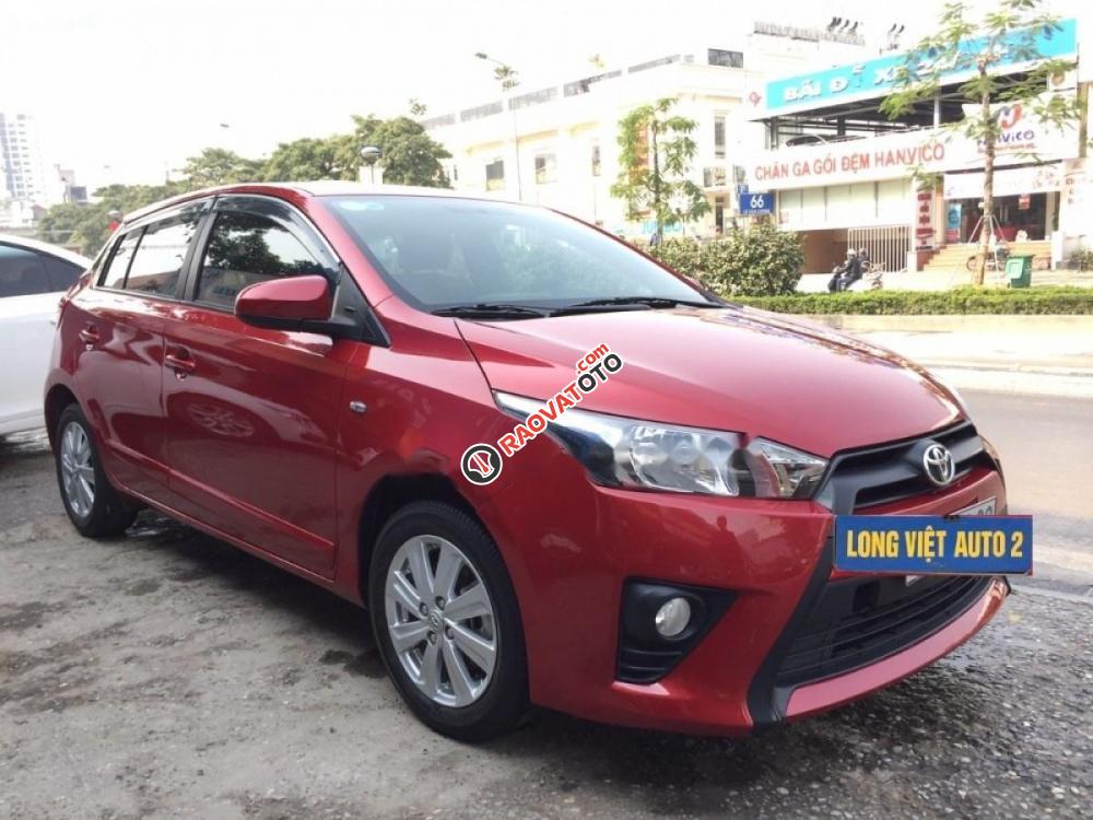 Bán Toyota Yaris 1.3E đời 2015, màu đỏ, nhập khẩu nguyên chiếc chính chủ-1