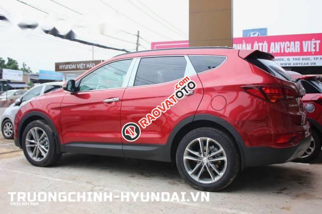 Cần bán Hyundai Santa Fe đời 2017, màu đỏ-1