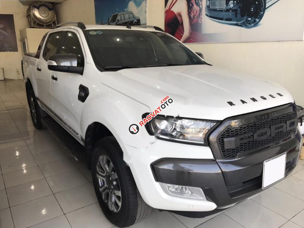 Bán ô tô Ford Ranger Wildtrak 3.2L 4x4 AT 2015, màu trắng, nhập khẩu Thái  -3