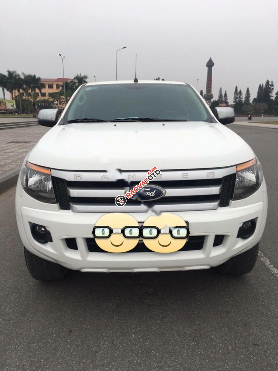 Bán Ford Ranger XLS đời 2014, màu trắng, xe nhập-9