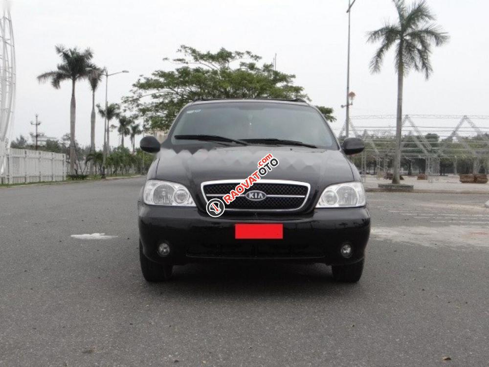 Bán xe Kia Carnival GS 2.5 AT đời 2008, màu đen xe gia đình-1