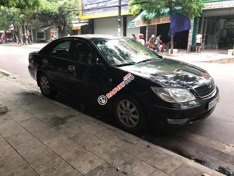 Bán Toyota Camry 2.4G đời 2002, đăng ký 2003 - MT, màu đen-0