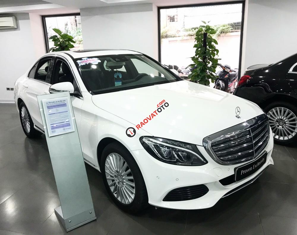 Bán Mercedes C250 2016, màu trắng-1