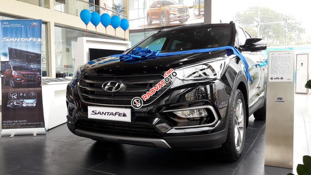 Cẩn thận: Hyundai Santa fe 7 chỗ, máy dầu đặc biệt ưu đãi giá 230 triệu duy nhất tại Hyundai Bà Rịa Vũng Tàu-0