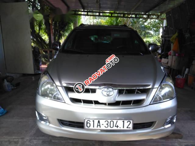 Bán Toyota Innova G năm 2006, màu bạc xe gia đình, 325 triệu-0