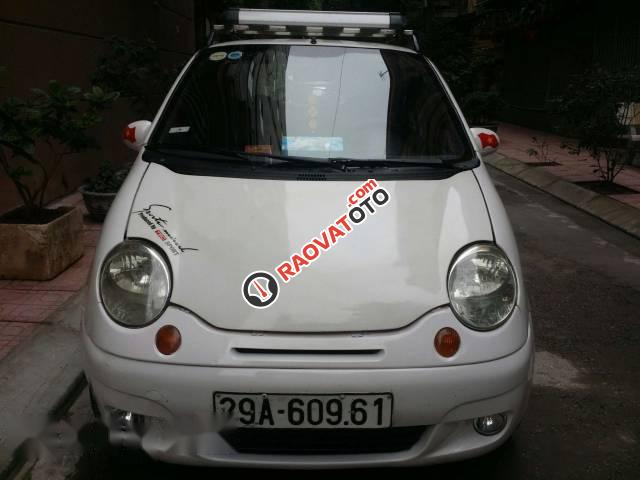 Cần bán gấp Daewoo Matiz SE đời 2007, màu trắng, 74tr-4