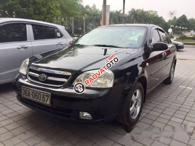 Bán ô tô Daewoo Lacetti đời 2009, màu đen-0