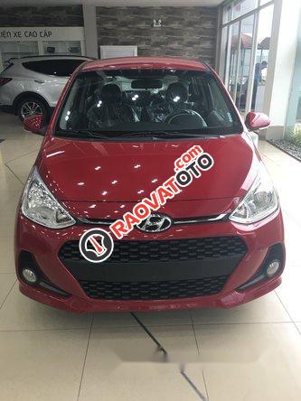 Bán Hyundai Grand i10 đời 2017, màu đỏ-0