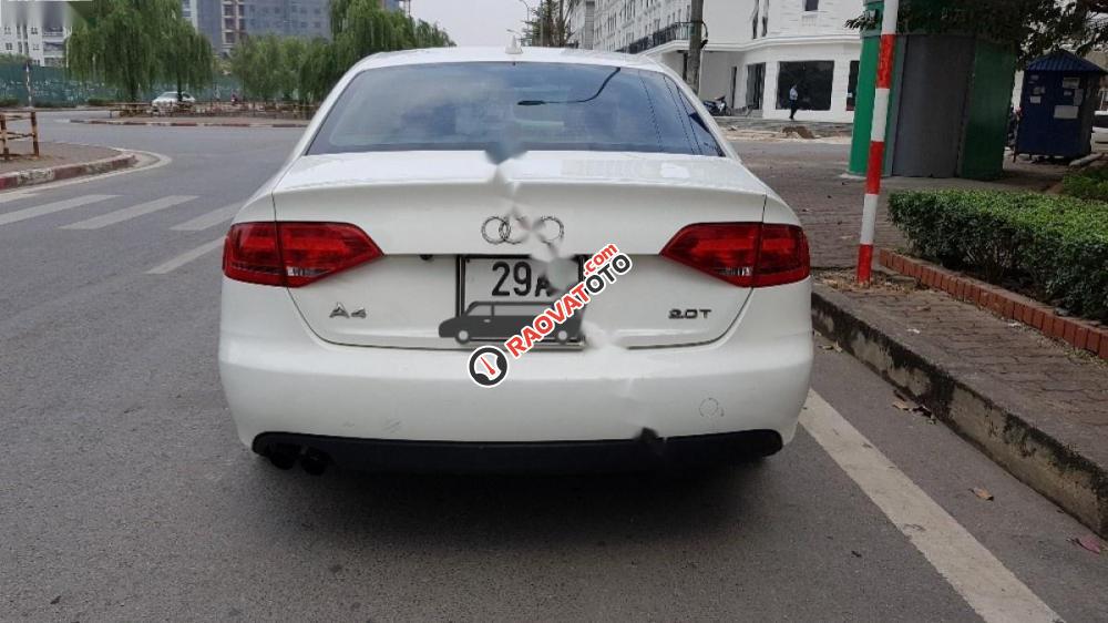 Cần bán xe Audi A4 2.0T sản xuất 2010, màu trắng, nhập khẩu nguyên chiếc, giá tốt-1