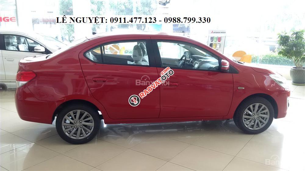 Xe Mitsubishi Attrage mới 2017, màu đỏ, xe nhập, siêu khuyến mãi, ưu đãi cao tại Đà Nẵng-0