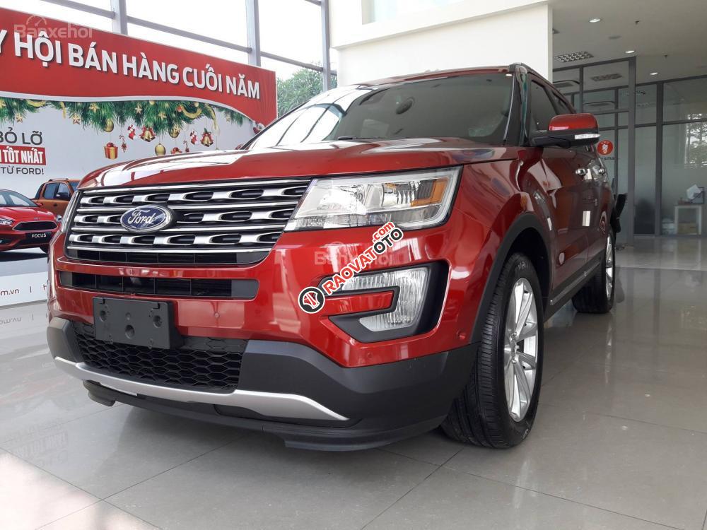 Ford Explorer 7 chỗ đẳng cấp từ Mỹ, bệ bước lên xuống thò thụt điện. Hỗ trợ vay 90%-1