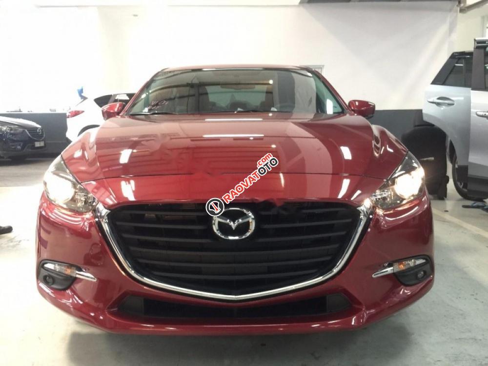 Bán Mazda 3 1.5L Facelift đời 2017, màu đỏ, giá chỉ 660 triệu-0