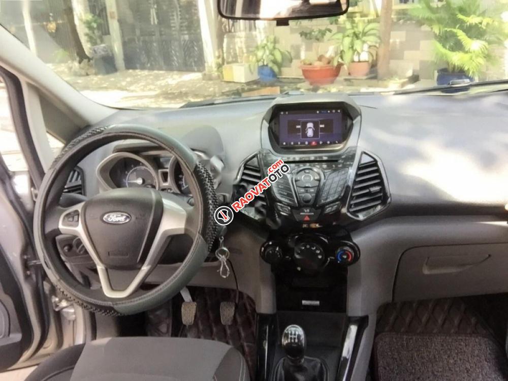 Cần bán lại xe Ford EcoSport 1.5MT đời 2015, màu xám, giá 492tr-5