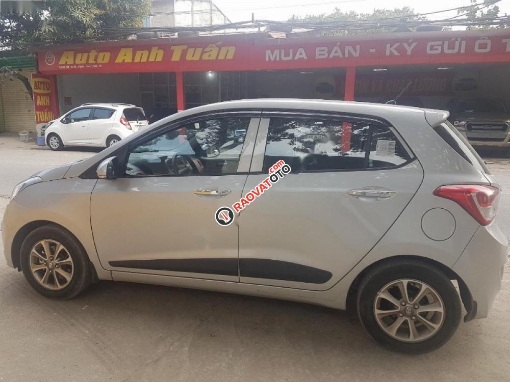 Xe Hyundai Grand i10 1.25AT đời 2015, màu bạc, xe nhập số tự động giá cạnh tranh-1