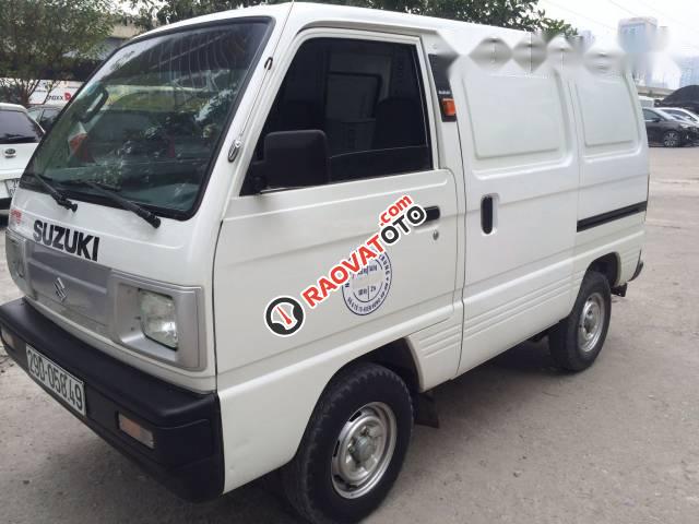 Bán xe Suzuki Super Carry Van đời 2015, màu trắng-0