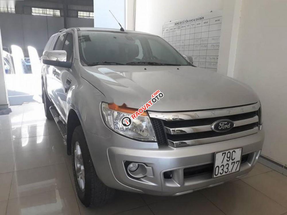 Bán Ford Ranger XLT đời 2013, màu bạc, nhập khẩu-0