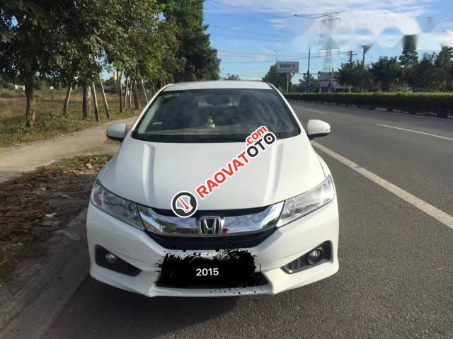 Bán xe Honda City năm 2015, màu trắng -4