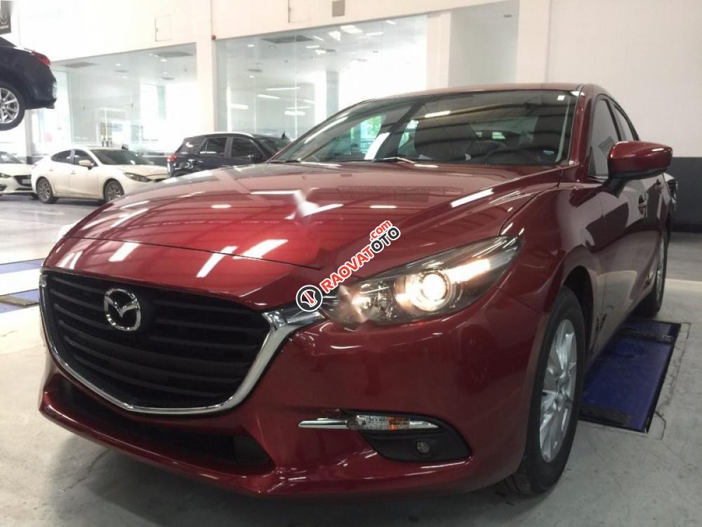 Bán Mazda 3 1.5L Facelift đời 2017, màu đỏ, giá chỉ 660 triệu-1