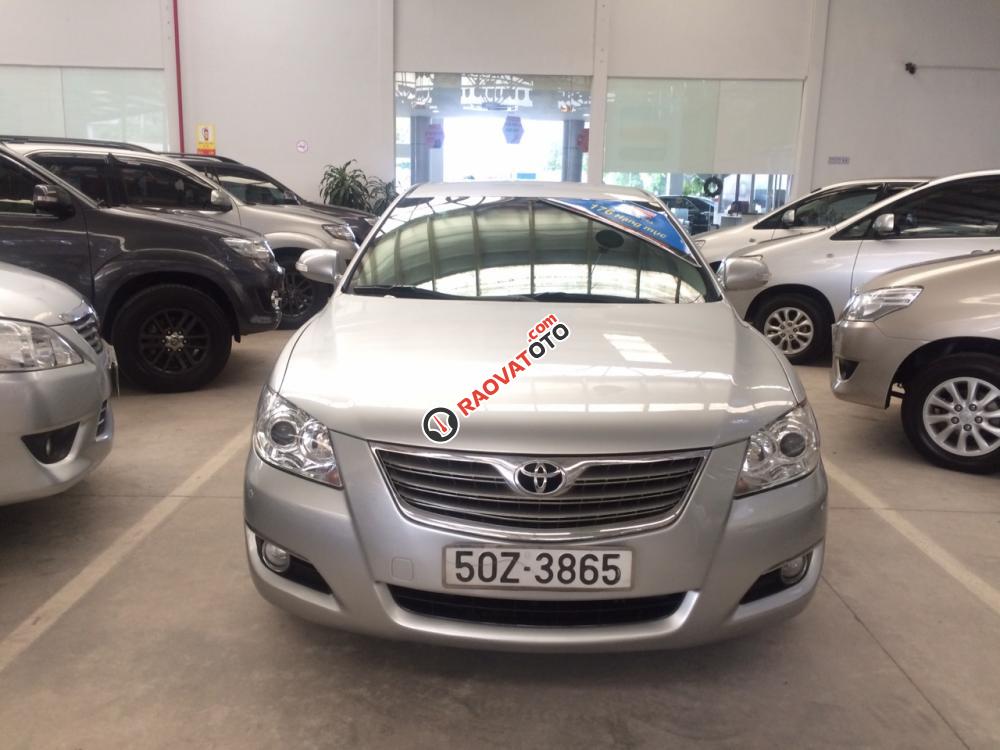 Bán xe Toyota Camry 2.4G năm 2007, màu bạc, giá học sinh-0