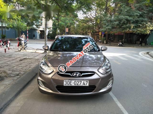 Chính chủ bán Hyundai Accent đời 2011, màu xám-0