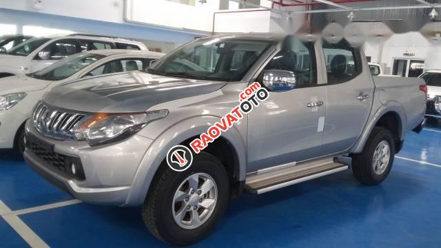 Bán xe Mitsubishi Triton đời 2017, màu xám-1