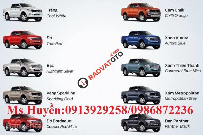 0913929258 Ford Ranger giá khuyến mãi 570tr Wildtrak, XLT, XLS, XL, đủ màu + Phụ kiện theo xe + Hỗ trợ vay ngân hàng 80%-4