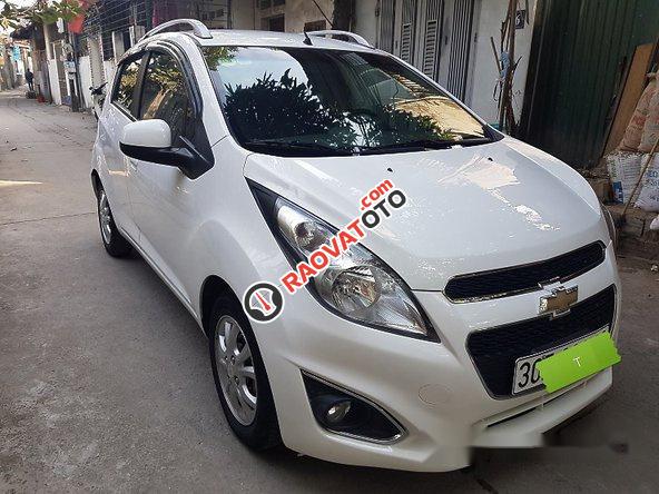 Bán Chevrolet Spark 1.0AT đời 2013, màu trắng chính chủ-0