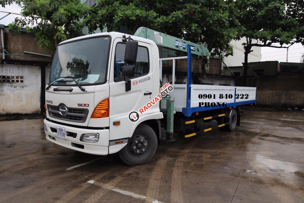 Ở đâu bán xe Hino 6 tấn FC9JLSW gắn cẩu Unic 3 tấn giá rẻ tại TPHCM, có hỗ trợ vay 90%-0