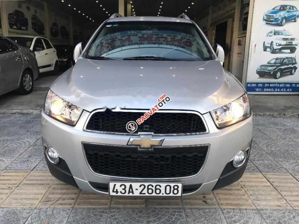 Bán Chevrolet Captiva sản xuất 2011, màu bạc số tự động-3