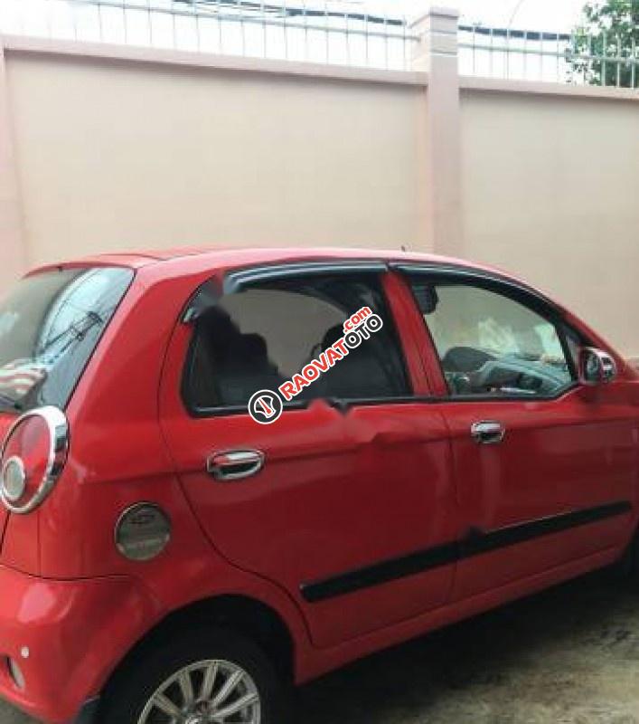 Cần bán Chevrolet Spark LT 0.8 MT đời 2009, màu đỏ-0