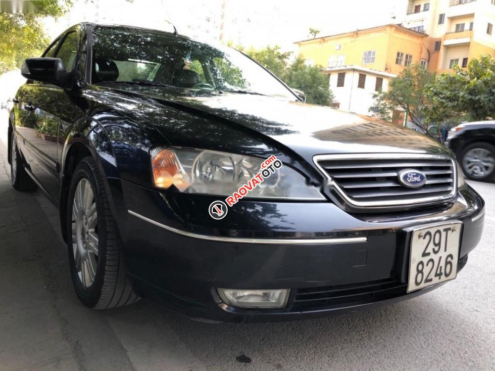 Bán Ford Mondeo đời 2003, màu đen xe gia đình, 195tr-0