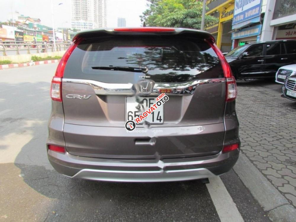 Cần bán xe Honda CR V 2.4 AT đời 2015, màu nâu số tự động, giá 885tr-0